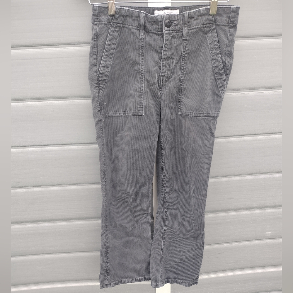 The Great. Straight Jeans Womens Size 27 Gray Denim